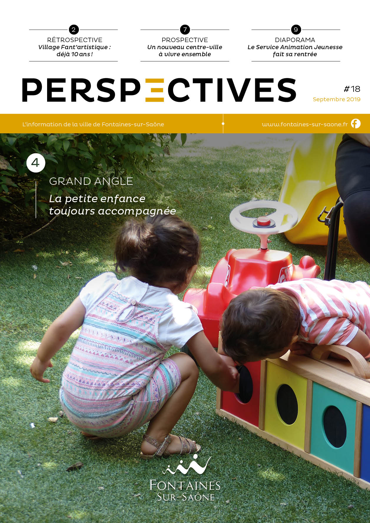 Le ＂Perspectives n°18＂ disponible dans les kiosques de la Ville