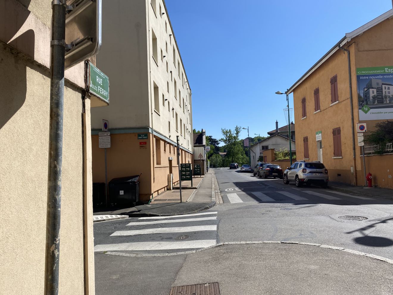 La rue Jules Ferry passe en sens unique | Fontaines sur Saône